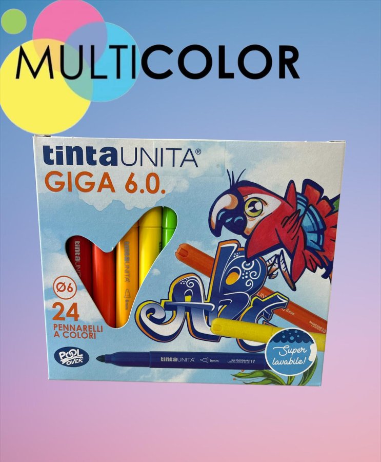 (image for) PENNARELLI TINTA UNITA GIGA 6.0