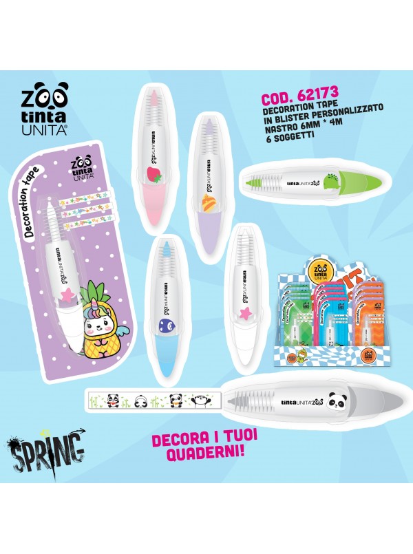Decoration-tape-nastro-adesivo-decorato-Tinta-Unita-Zoo-2025-a-comparsa-con-clik Decoration-tape-nastro-adesivo-decorato-Tinta-Unita-Zoo-2025-a-comparsa-con-clik